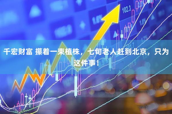 千宏财富 攥着一束植株，七旬老人赶到北京，只为这件事！