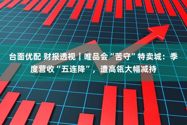 台面优配 财报透视｜唯品会“苦守”特卖城：季度营收“五连降”，遭高瓴大幅减持